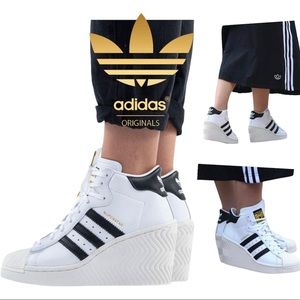 adidas Superstar Ellure sneakers Women’s Size 7.5 M ( FW0102) TypeSlope heel New